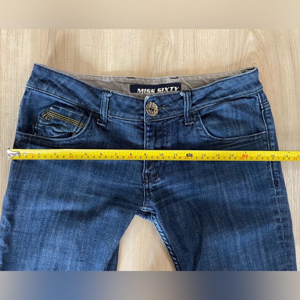 Miss Sixty Straight leg Blue Jeans. - Picture 8 of 10